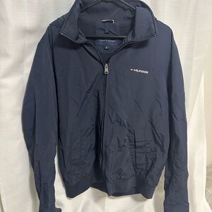 Tommy Hilfiger Navy Windbreaker Jacket